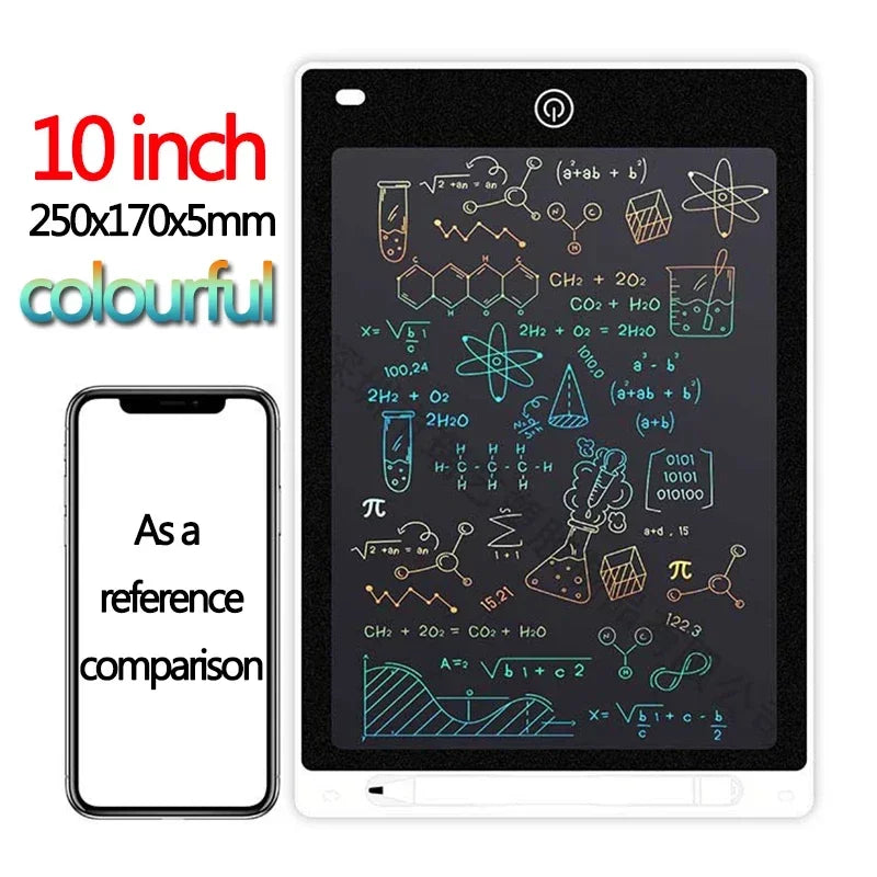 10/12 Inch LCD Writing Tablet - Drawing Board for Kids, Graffiti Sketchpad and Handwriting Blackboard, Magic Toy Gift