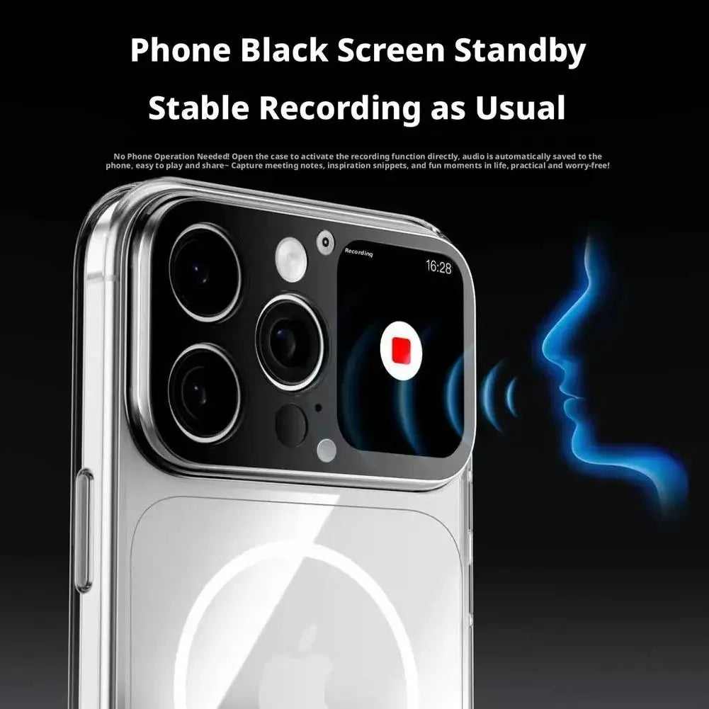 Dynamic Smart Screen iPhone Case - Intelligent Touch Display with Photo Transfer & Video Playback for iPhone 16 Pro Max