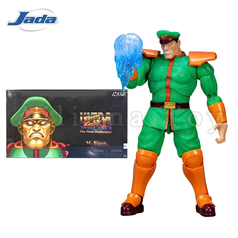 Jada Toys 1/12 6-Inch Action Figures – Ultra Street Fighter II: The Final Challengers Bison & Dhalsim Exclusive Anime Toy