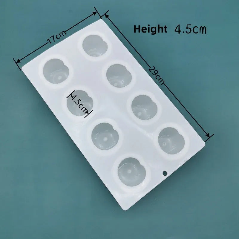 3D Fruit Shape Silicone Cake Mold — French Dessert Baking Tools for Brownies, Mousse & Pastry Decoration