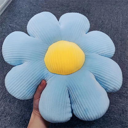 Sunflower Pillow & Daisy Seat Cushion – Plush Flower Mat for Office, Christmas, Halloween & Thanksgiving Gift