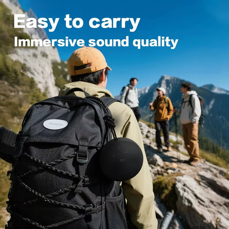 Alaxe Mini Bluetooth Speaker – Wireless Outdoor RGB Spherical Subwoofer for Home & Travel