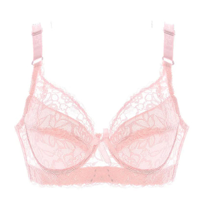 Women’s Plus Size Lace Push-Up Bralette – Sexy Support Bra for 80CD–105CD (42D–46D) Comfortable Intimates Lingerie