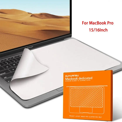 Laptop Keyboard & Screen Cleaning Cloth - Microfiber Dustproof Protective Cover for MacBook Pro 13/15/16"