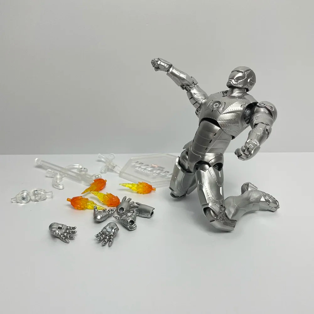 ZD Toys 7" Iron Man Action Figures – Joint Movable MK1 to MK50 Movie Collectible Dolls
