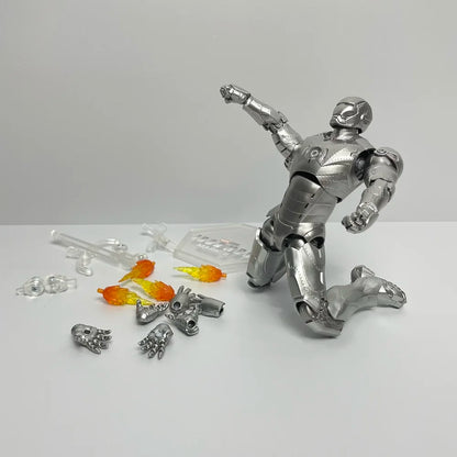 ZD Toys 7" Iron Man Action Figures – Joint Movable MK1 to MK50 Movie Collectible Dolls