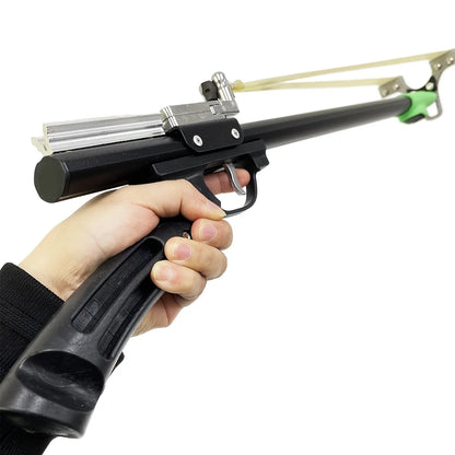 Powerful Long-Rod Slingshot – Trigger Catapult for Precise Hunting & Outdoor Shooting Practice