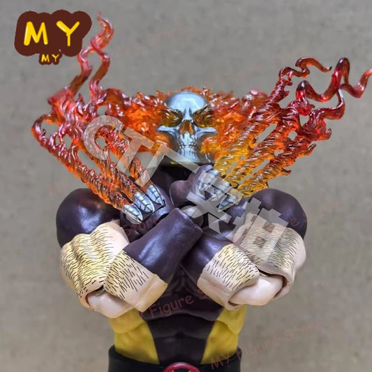 New Hellverine CT Toys Wolverine Figure – Brown Comic X-Men Mafex 138 SHF Anime Action Figurine, Ko Model Statue & Toy Gifts