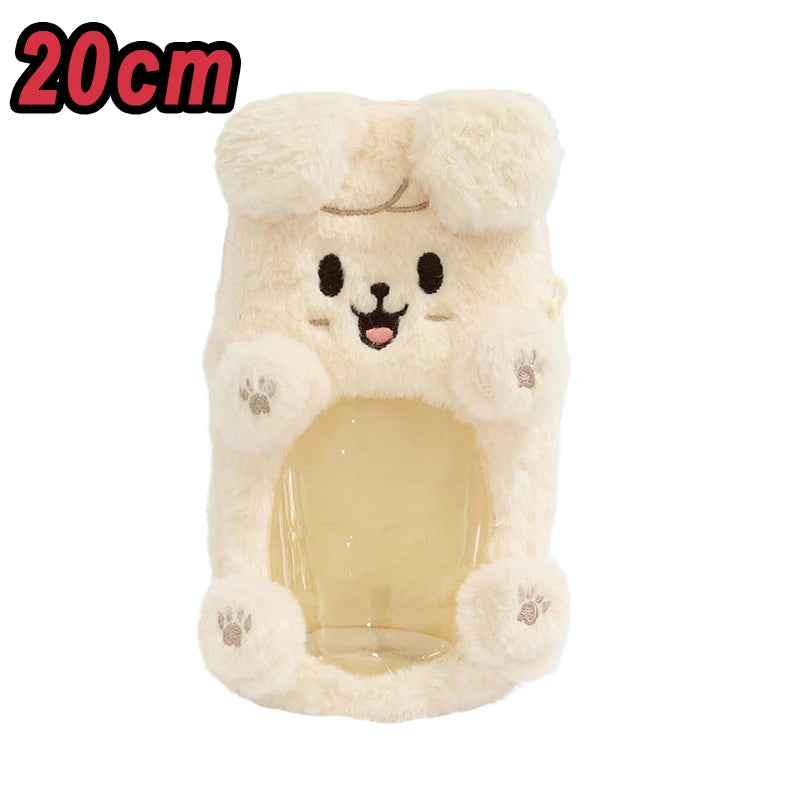310style Skzoo Plush Pencil Case – Kawaii Kpop Stray Wolf Stuffed Animal Toy, Cartoon Plush Doll for Kids Gift