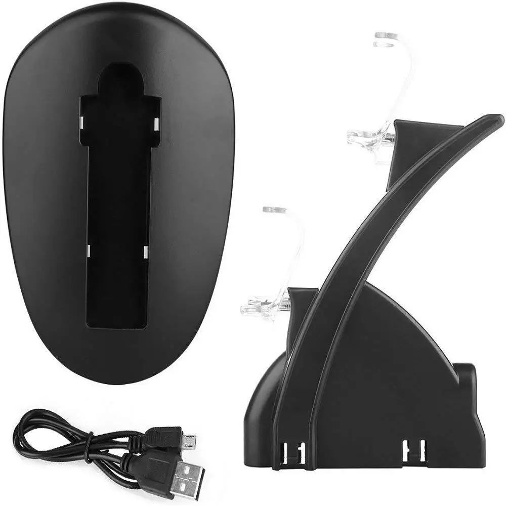 Gaming Controller Charger Stand with LED Indicator - Dual USB Docking Station for PS4 Pro and Accessories
