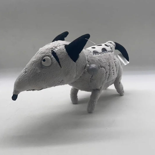 25cm Frankenweenie Sparky Dog Plush Toy – Soft Stuffed Animal Doll for Kids Birthday Gifts, Tim Burton Anime Collectible
