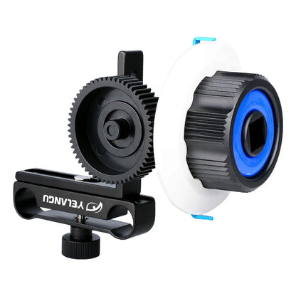 YELANGU Portable Mini Follow Focus Wireless Lens Control – DSLR Camera & BMPCC 4K Gimbal Quick Focus System Accessory
