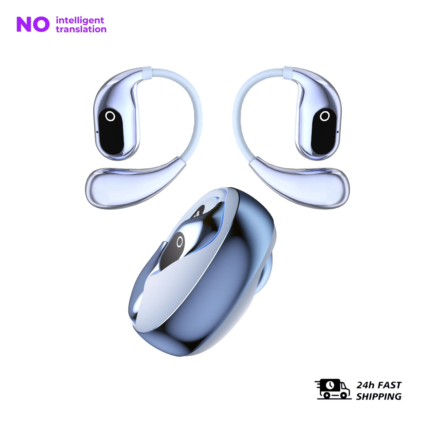 AI Translator Wireless Earbuds — Real-Time 144-Language Bluetooth Headphones for Travel