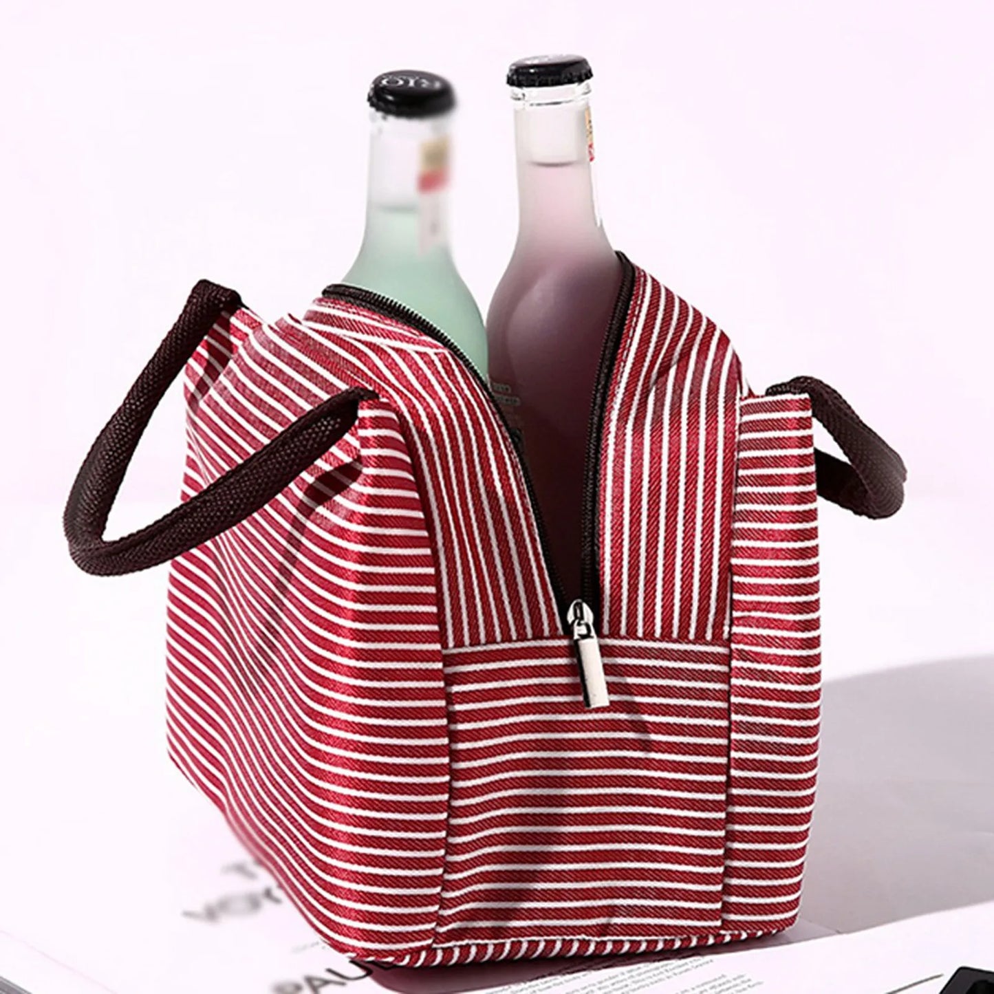 Insulated Lunch Cooler Bag - Portable Thermal Food Storage Tote for Work, School & Travel