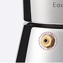 Easyworkz Diego 4-Cup Stovetop Espresso Maker — Stainless Steel Italian Moka Pot, 6.8 oz Induction Coffee Machine