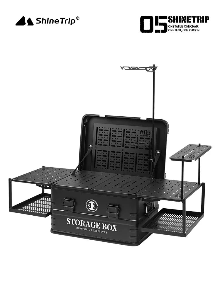 ShineTrip 05 Series Outdoor Camping Set - Lightweight IGT Aluminium Case with Modular Combo Accessories, Includes Coffee Case