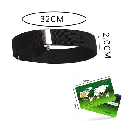 Elastic Adjustable Shirt Sleeve Garter for Men | Business Arm Band Sleeve Bracelet | Anti-Slip Cuff Holder Armband