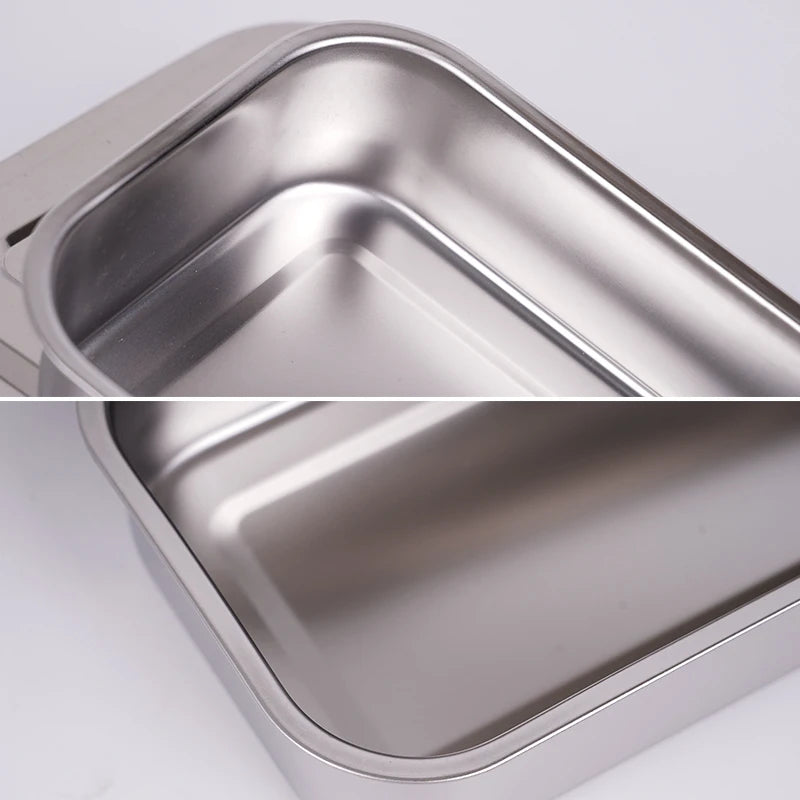 Dental Disinfection Box with Lid – Stainless Steel Sterilizer Container for Surgical Equipment & Lab Instrument Storage