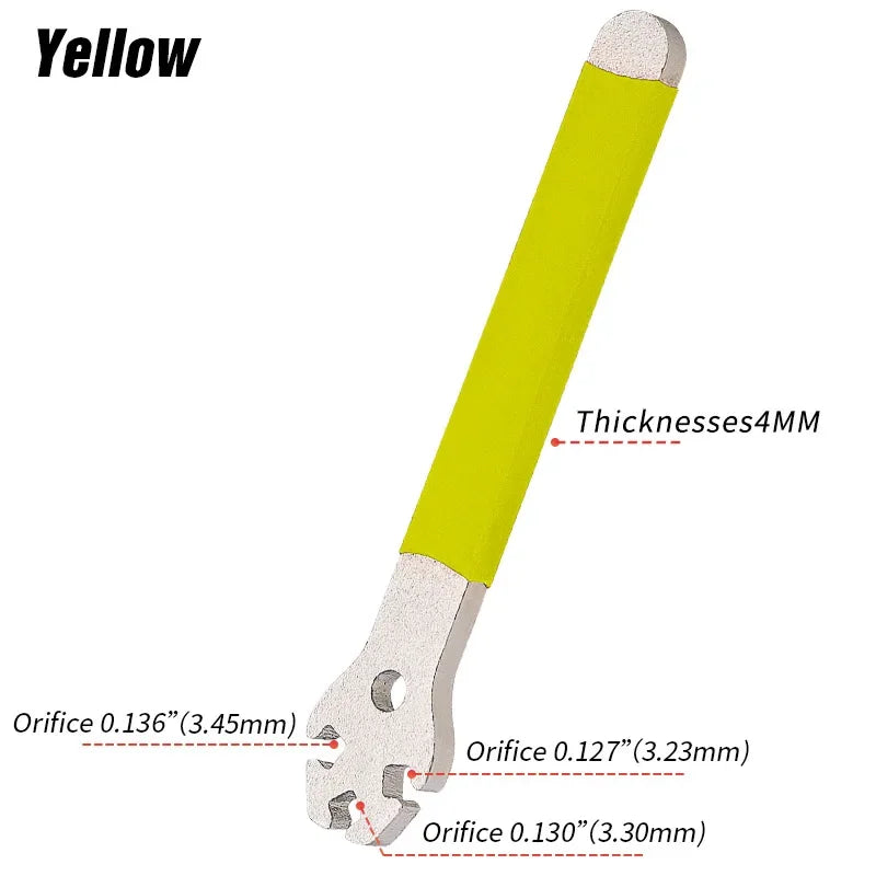 Lebycle Bicycle Spoke Wrench – Stainless Steel Wheel Tension Repair Tool