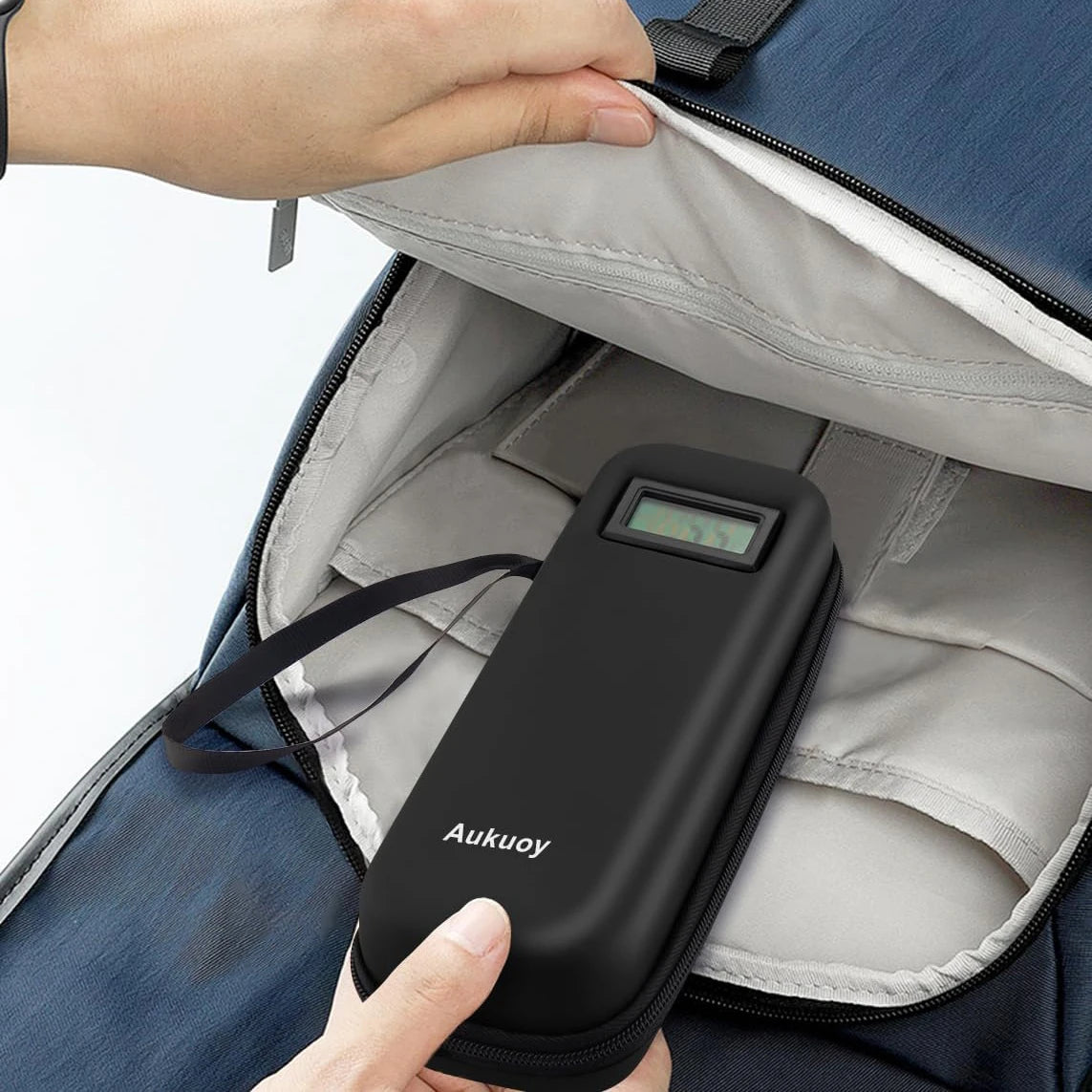 Insulin Cooler Travel Case with Thermometer – Refrigerated Medicine Organizer Bag for Diabetic Medication
