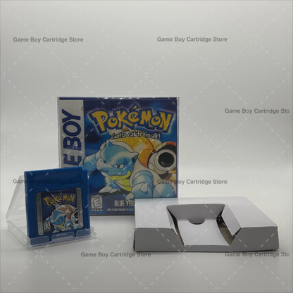 Pokemon Series GBC Game Cartridge in Box USA Version – Red, Blue, Yellow, Green, Gold, Silver, Crystal