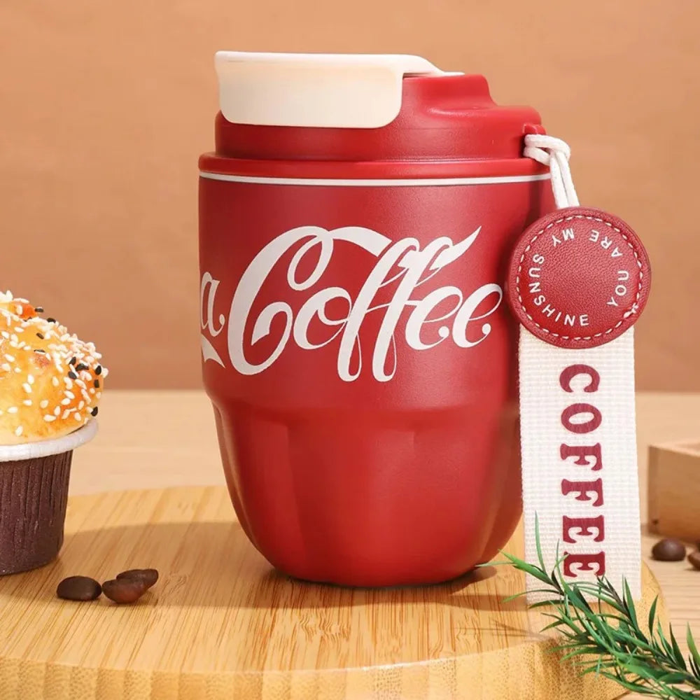 Stainless Steel Insulated Coffee Cup 260/320ml – Double Wall Vacuum Travel Mug Mini Portable Dual Drink Office Tumbler