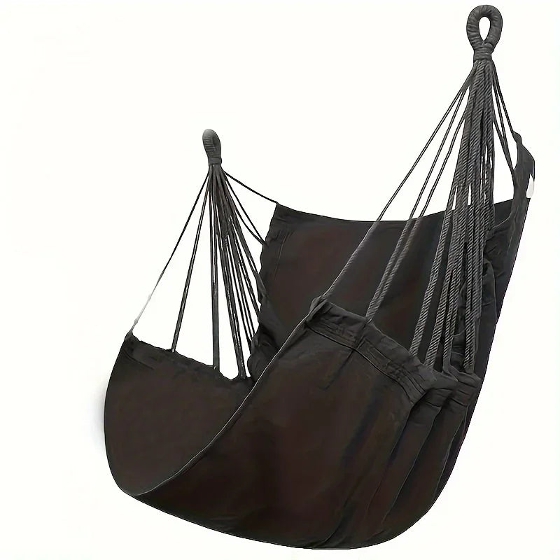 Leisure Fabric Hammock Chair – Outdoor Swing Dormitory Anti-Rollover with Storage Bag