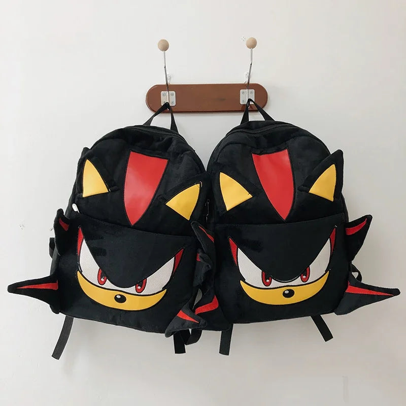 Cartoon Hedgehog Plush Backpack — Large Capacity Schoolbag Handbag for Girls, Cute Student Bag Gift
