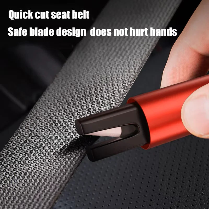 Car Escape Tool 2-in-1 – Window Breaker & Seatbelt Cutter Life-Saving Safety Hammer for Emergencies