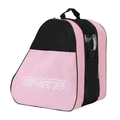 Portable Roller Skates Bag – Large Capacity Breathable Storage for Kids’ Inline & Ice Skates