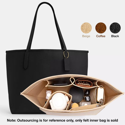 Felt Insert Bag for Longchamp Handbags — Portable Purse Organizer & Makeup Bag Liner for Travel