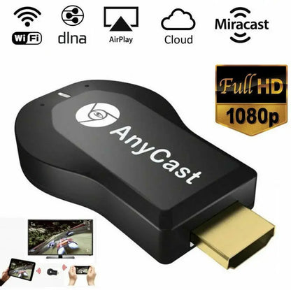 M2 Plus 4K/1080P HDMI-Compatible TV Stick – Wireless WiFi Display Dongle Receiver for DLNA, AirPlay, Miracast, AnyCast, iOS