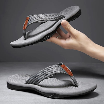 High Quality Men's Flip Flops – Fashion Summer Beach Slippers, Breathable & Thick Sole Casual Outdoor Sandals