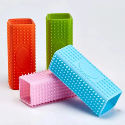 Silicone Hollow Rubber Dog Hair Brush – Remover for Cars, Furniture, Carpet, Clothes, Pet Supplies
