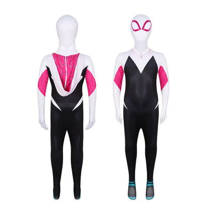Spiderman Cosplay Jumpsuit for Kids – Miles Morales Superhero Costume, Halloween & Carnival Zentai Bodysuit