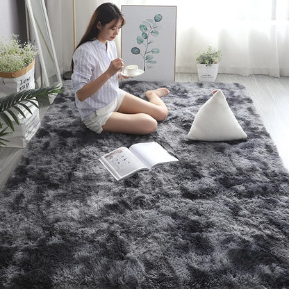 Soft Shaggy Plush Area Rug – Large Fluffy Beige Carpet for Living Room, Bedroom, Kids Room & Nursery Decor
