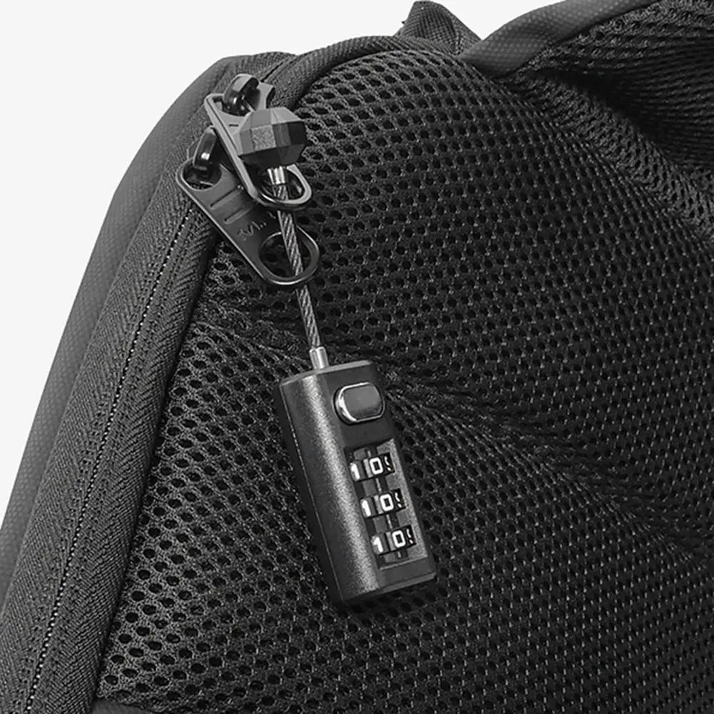 3-Digit Resettable Combination Mini Padlock – Luggage, Backpack, Zipper & Cabinet Security Lock for Travel & Dorm Use