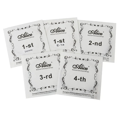 Alice A709 Violin Strings Set – Nylon Core Steel Strings with Al-Mg and Ni-Cr Winding for Professional Performance