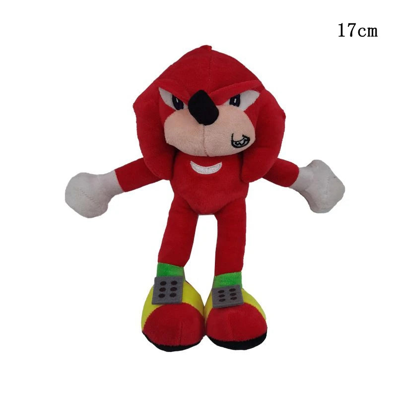 Super Sonic Hedgehog Plush Dolls — Shadow, Amy Rose, Knuckles, Tails Anime Stuffed Toy Gift for Kids