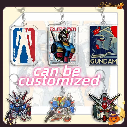Gundam Freedom ZGMF-X10A Keychain - Recycled Acrylic Anime Backpack Pendant and Collectible Gift for Fans