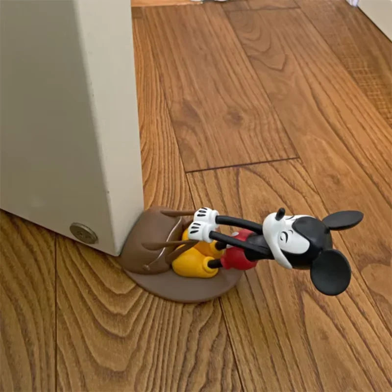 Kawaii Disney Doorstops — Mickey, Donald Duck & Woody Cute Windproof Anti-Collision Door Stop for Home & Office, Gift Decor Toys