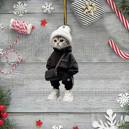 Cute Cat Pendant - Stylish Car, Bag & Backpack Decoration Charm
