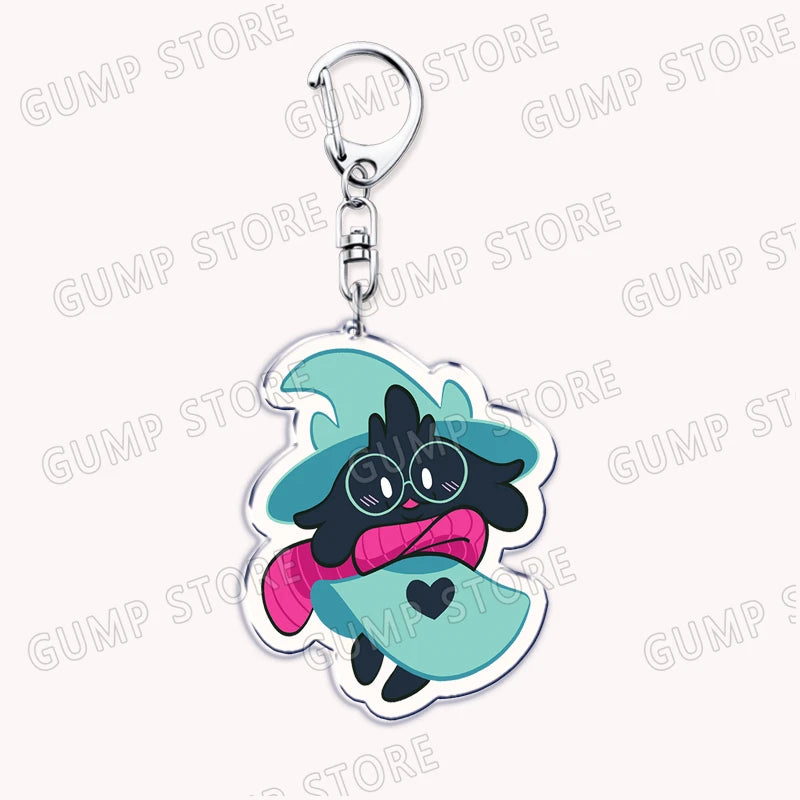 Deltarune & Undertale Keychains – Ralsei, Kris, Susie & Spamton Fan Gaming Accessories
