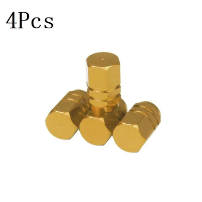 4/10PCS Aluminum Car Tire Valve Stem Caps – Waterproof Airdust-Proof Rim Covers