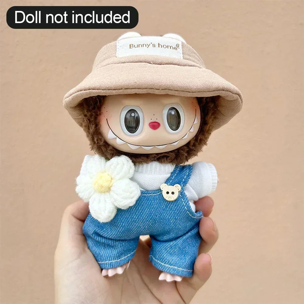 Ropa Labubu Animal-Themed Overalls – Cute Monkey, Bear & Rabbit Bib Pants Costume, Macaron Outfit for Kids