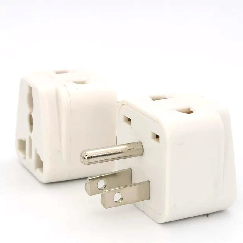 Universal 2-in-1 Travel Adapter Plug – Japan, America, EU, UK, AU to US Type A/B Charger for Canada & Thailand