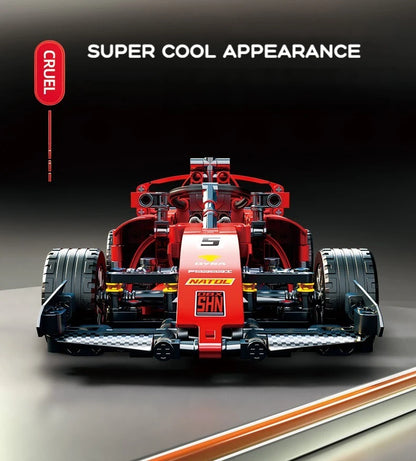 F1 Technical W14 Formula 1:8 Racing Car – 1432PCS City Speed Building Blocks, Compatible with 42141, Sports Vehicle Model Assembly Toy