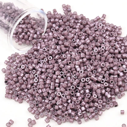 11/0 Mini Glass Beads – 2000PCS Small Cylindrical Beads for DIY Jewelry Making, Necklaces & Bracelets, 10g/Pack