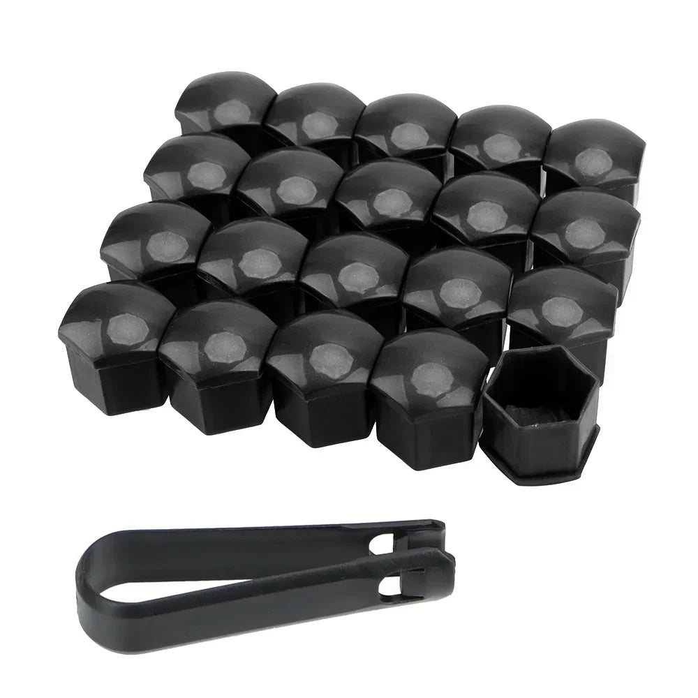 20PCS Car Wheel Nut Caps – Anti-Rust Tire Bolt Covers, 17/19/21mm Hub Protection & Exterior Decoration