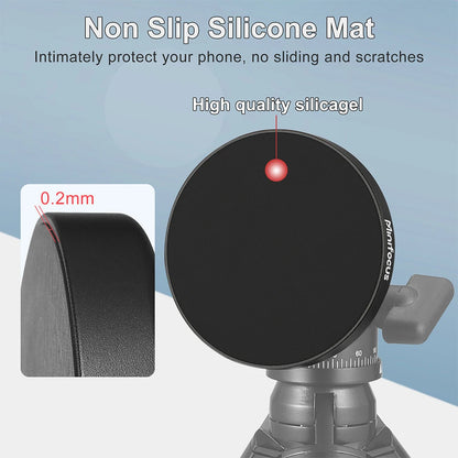 Magnetic Phone Holder for MagSafe with 1/4'' & 3/8'' Arri Holes Tripod Mount Adapter - Compatible with iPhone, Samsung, Huawei, Xiaomi Smartphones